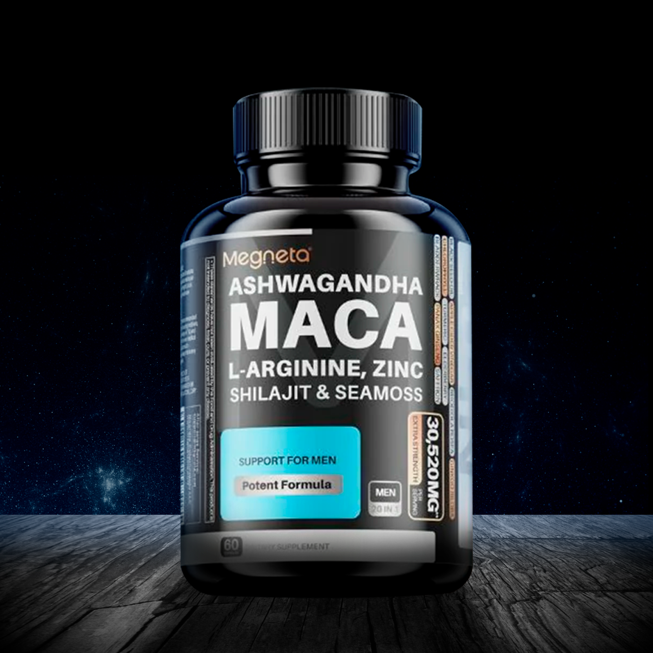 MACA POWER+ SHILAJIT + Energía, fuerza y vitalidad
