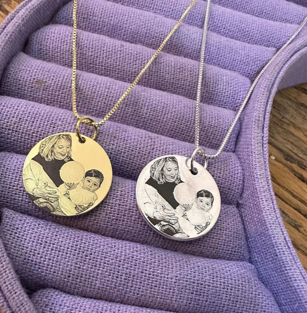 COLLAR CON FOTO INTERNA PERSONALIZADA